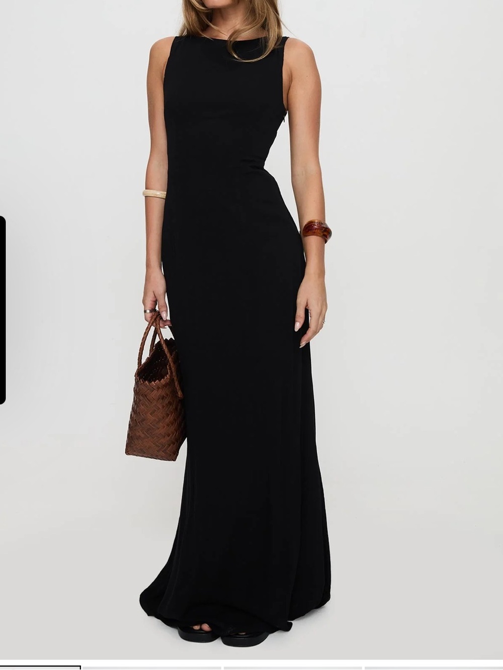 Princess Polly Ace of Hearts Maxi Dress Black Size 4